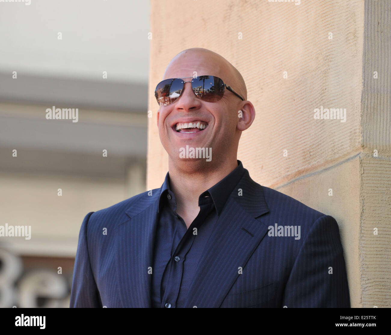 Vin Diesel receives the 2,504th Star on the Hollywood Walk of Fame  Featuring: Vin Diesel Where: Los Angeles, California, United States When: 26 Aug 2013 Stock Photo