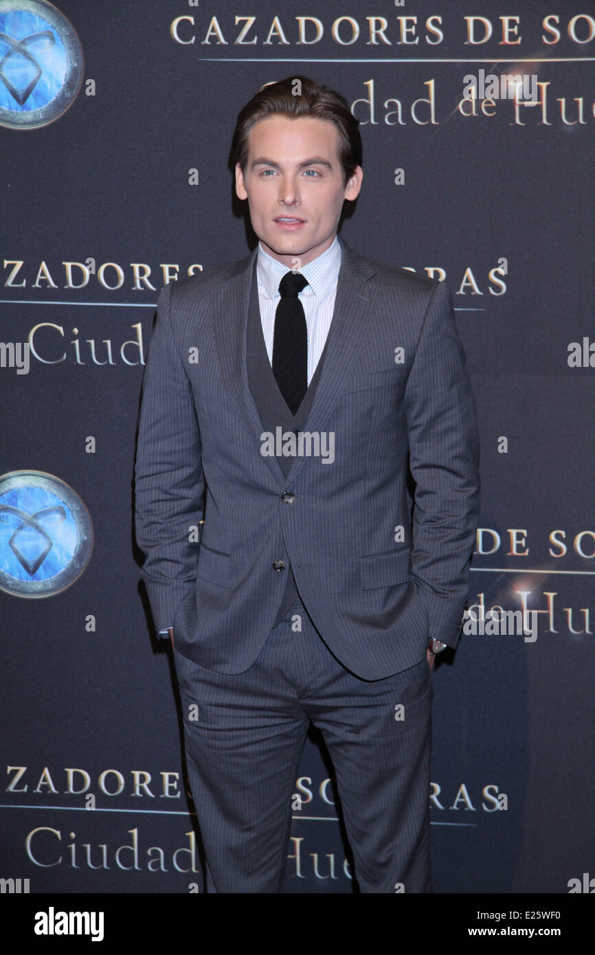 'The Mortal Instruments: City of Bones' Mexico City screening at Auditorio Nacional - Red Carpet  Featuring: Kevin Zegers Where: Stock Photo