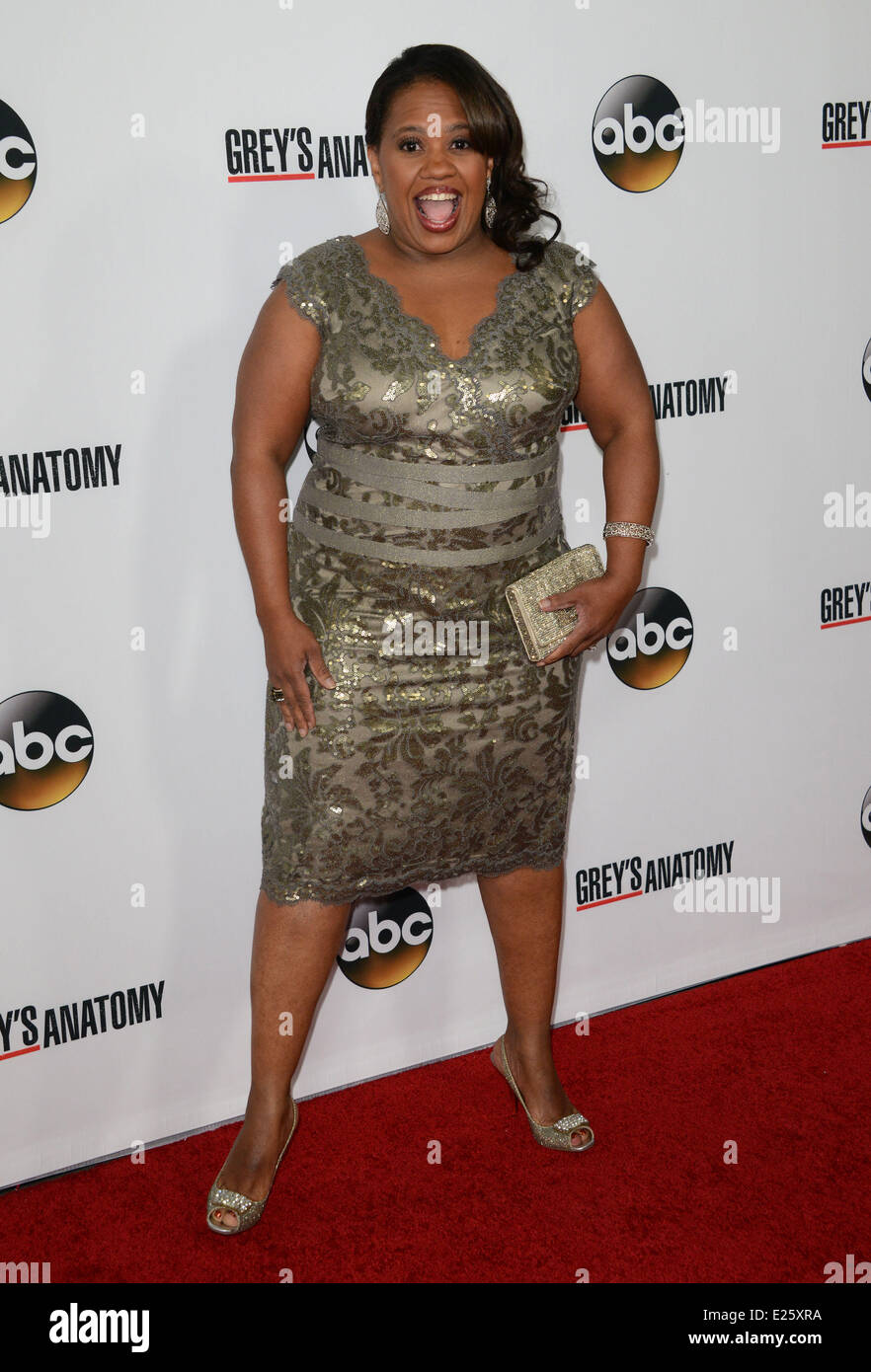 The 'Grey's Anatomy' 200th episode party held at The Colony - Arrivals  Featuring: Chandra Wilson Where: Hollywood, California, United States When: 28 Sep 2013 Stock Photo