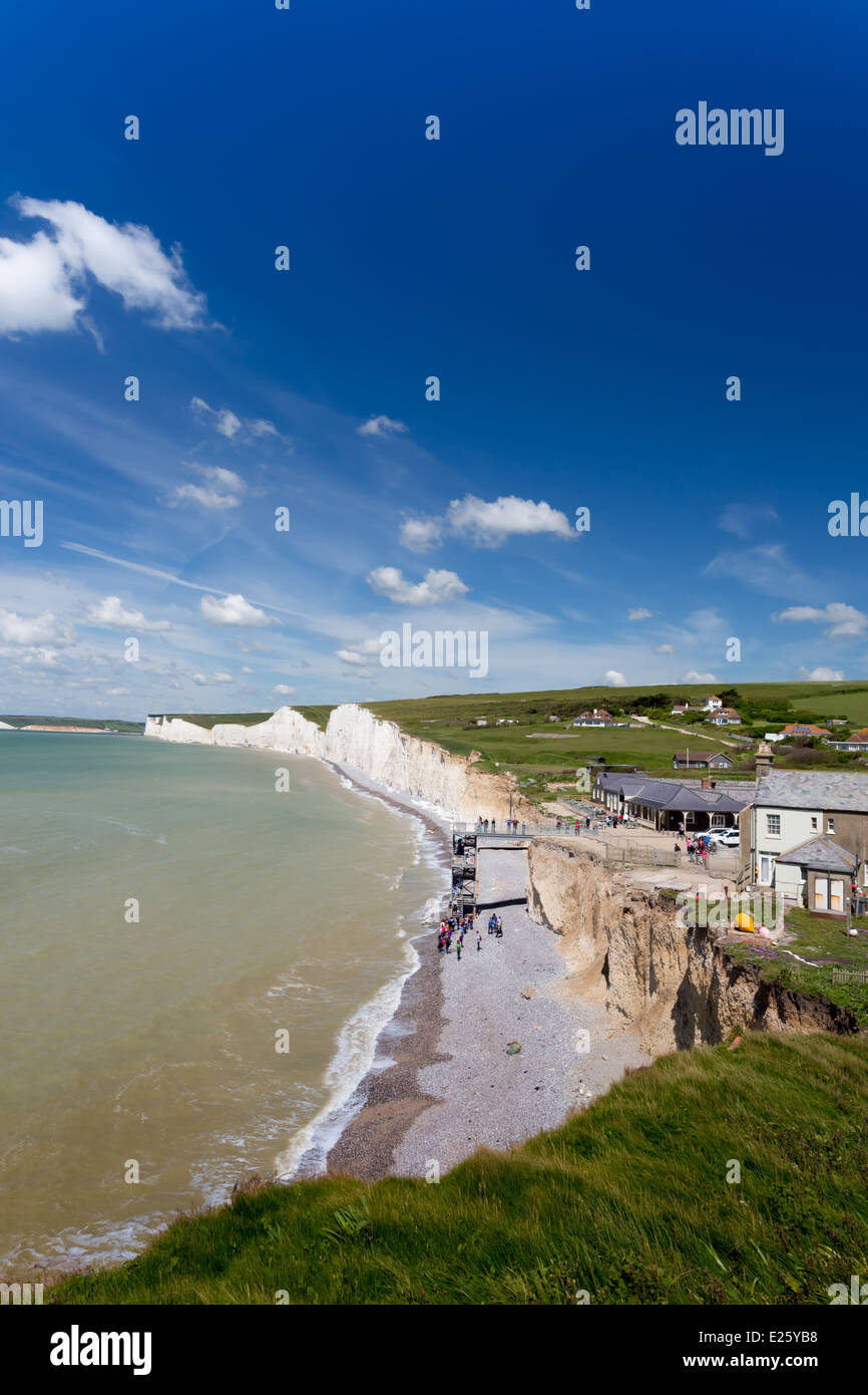 Birling Gap East Sussex. Stock Photo
