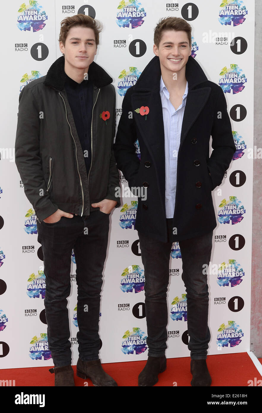 Bbc Radio 1 S Teen Awards Held At Wembley Arena Arrivals Featuring Jack Harries Finn Harries Jacksgap Where London United Kingdom When 03 Nov 2013 Stock Photo Alamy