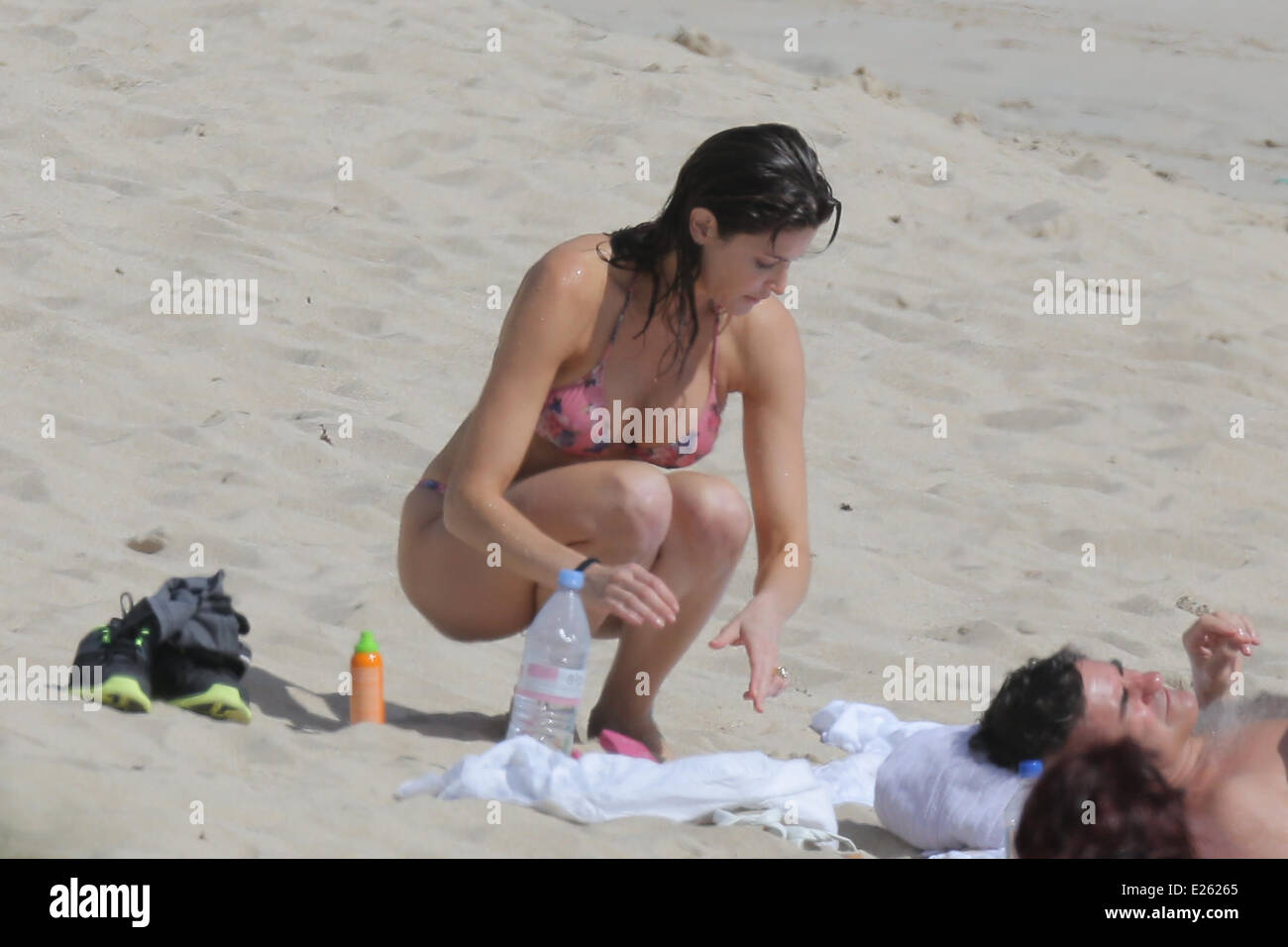 Model and actress Stephanie Seymour enjoys a family holiday with Peter Brant in Saint Barthelemy. Seymour still has a stunning bikini body at 45 years of age.  Featuring: Stephanie Seymour Where: Saint Barthelemy When: 28 Dec 2013 Stock Photo