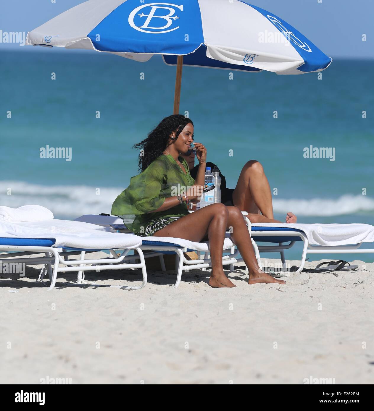Kelly Rodden Florida Kelly Rowland enjoying the sunshine and sea in Miami beach Featuring ...