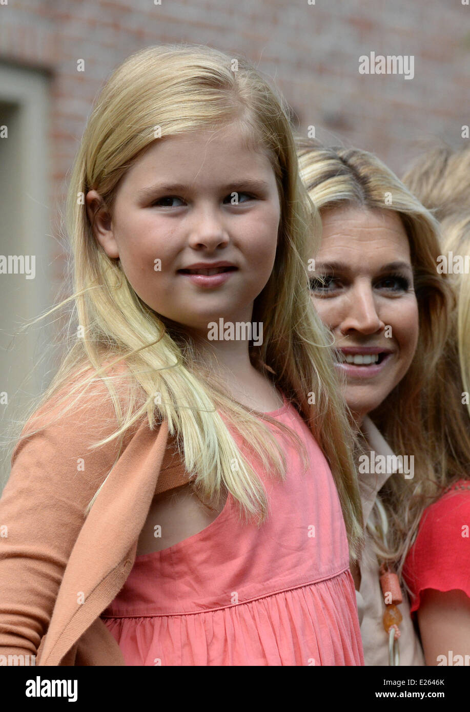 Queen Maxima of the Netherlands and Catharina-Amalia Princess of Orange ...