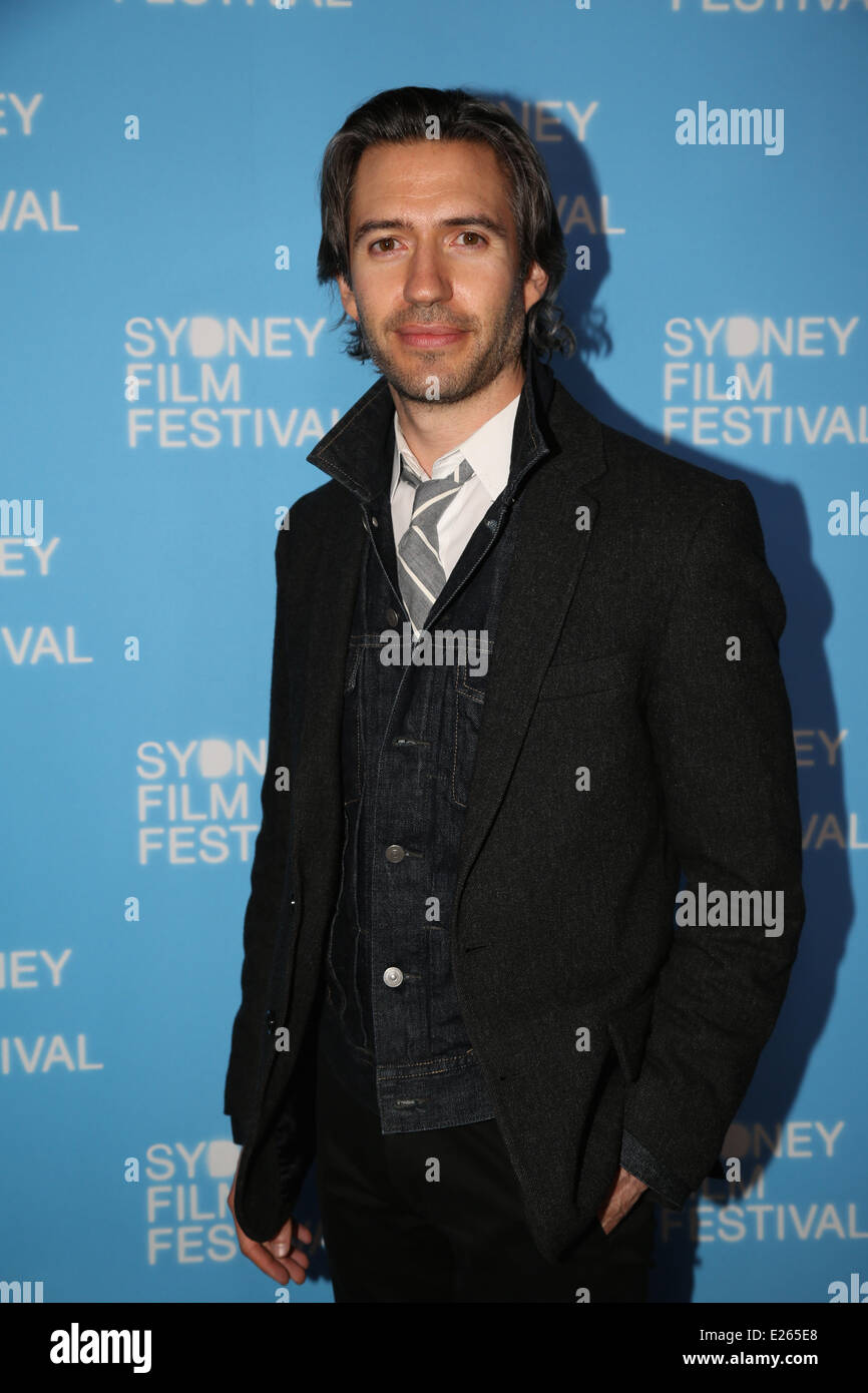 The State Theatre, 49 Market Street, Sydney, NSW, Australia. 15 June 2014. Emanuel Michael (Producer: The Disappearance of Eleanor Rigby) arrives on the red carpet at the State Theatre for the Australian premiere of New Zealand vampire mockumentary ‘What We Do in the Shadows’ at the Sydney Film Festival closing night. Copyright Credit:  2014 Richard Milnes/Alamy Live News Stock Photo