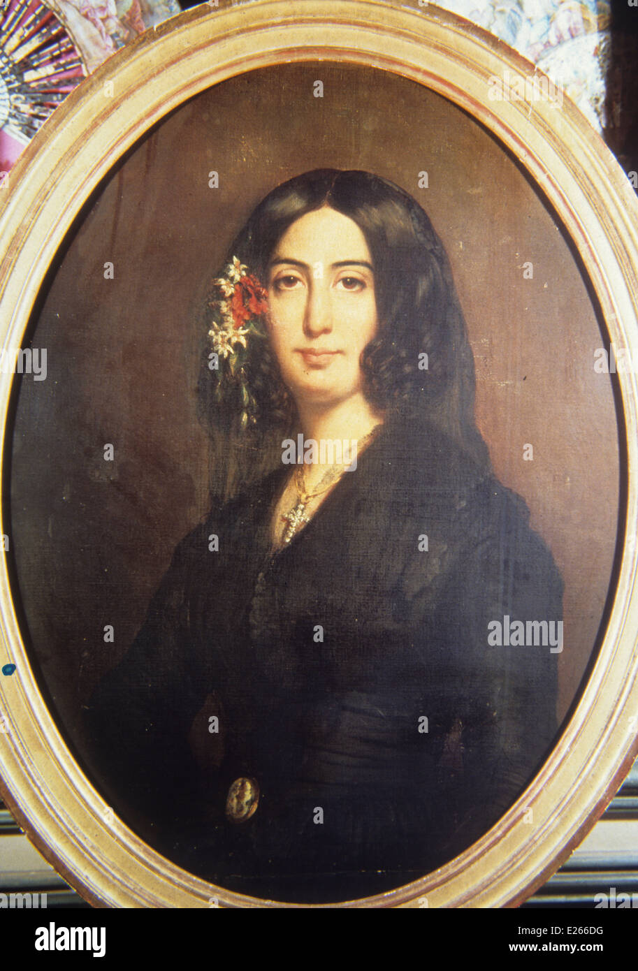 Portrait Of George Sand Auguste Charpentier 1832 Stock Photo Alamy