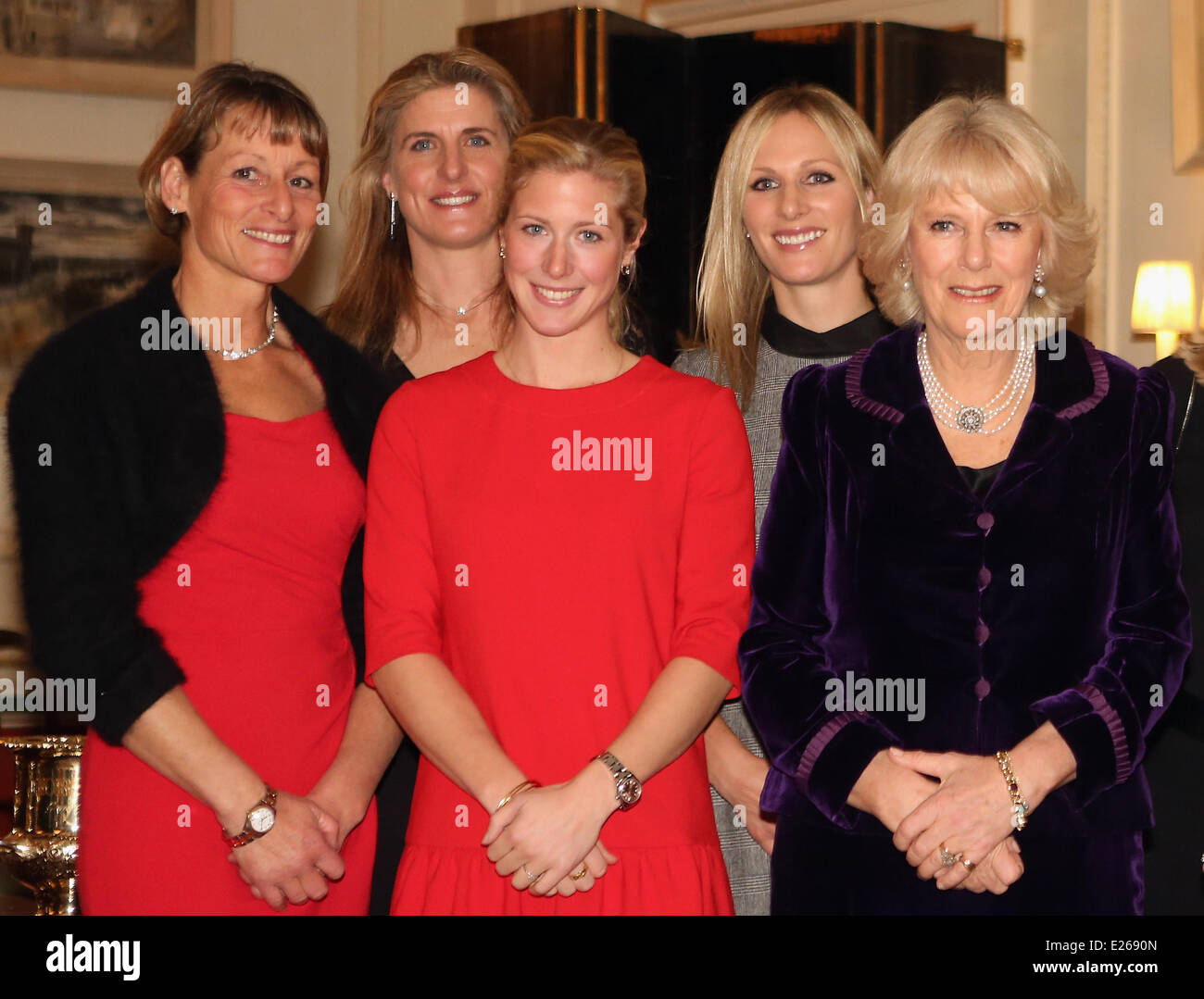Tina Cook Mary King, Tina Cook, Laura Bechtolsheimer, Zara Phillips and Camilla ...