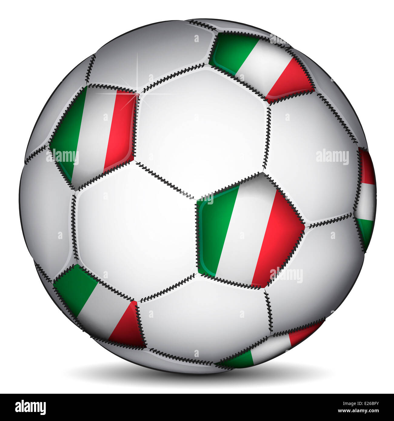 Italian flag soccer ball hires stock photography and images Alamy