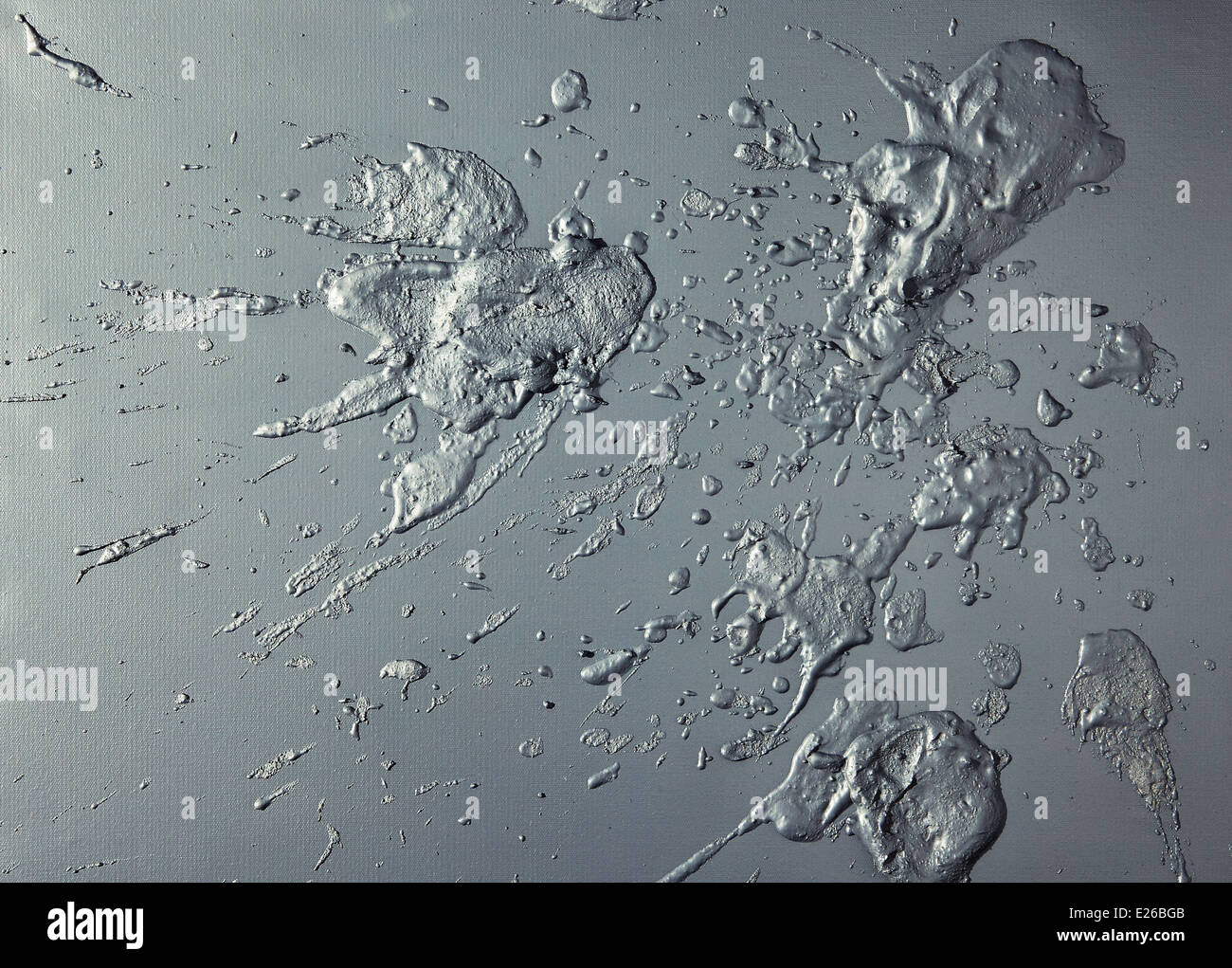 Thick grungy paint splash on canvas Stock Photo Alamy