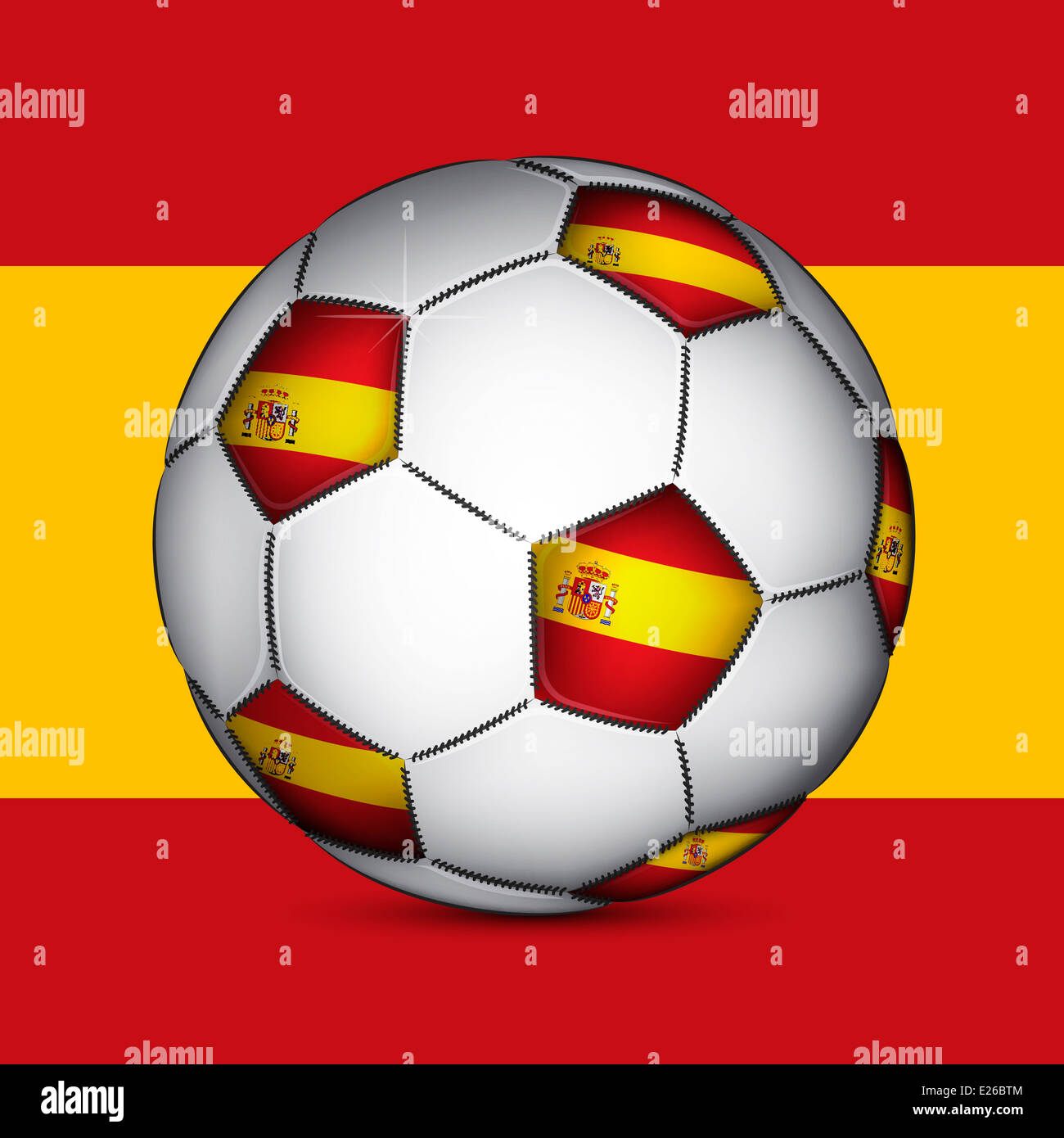 Spanish soccer ball Stock Photo Alamy