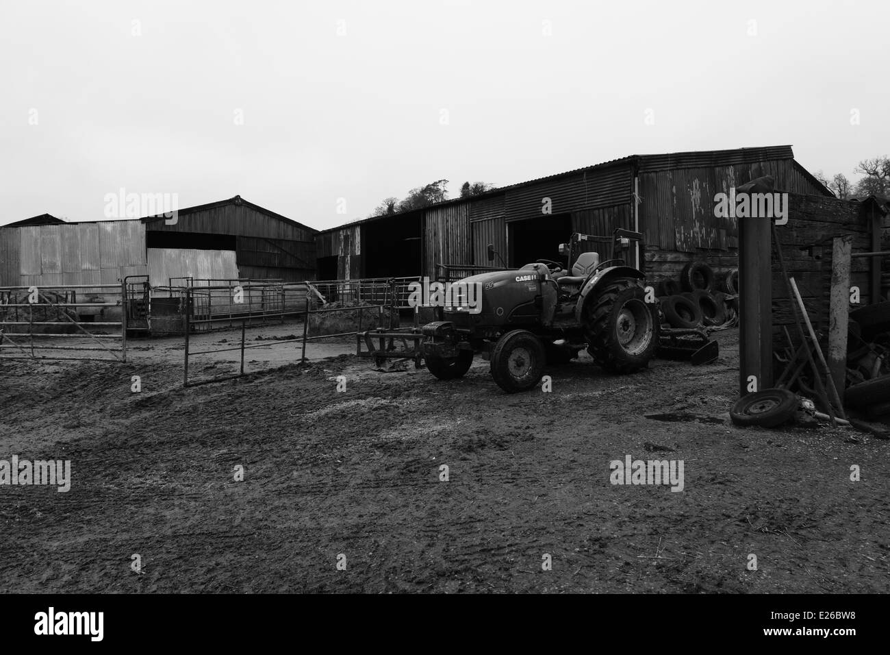 Farm Black and White Stock Photos & Images - Alamy