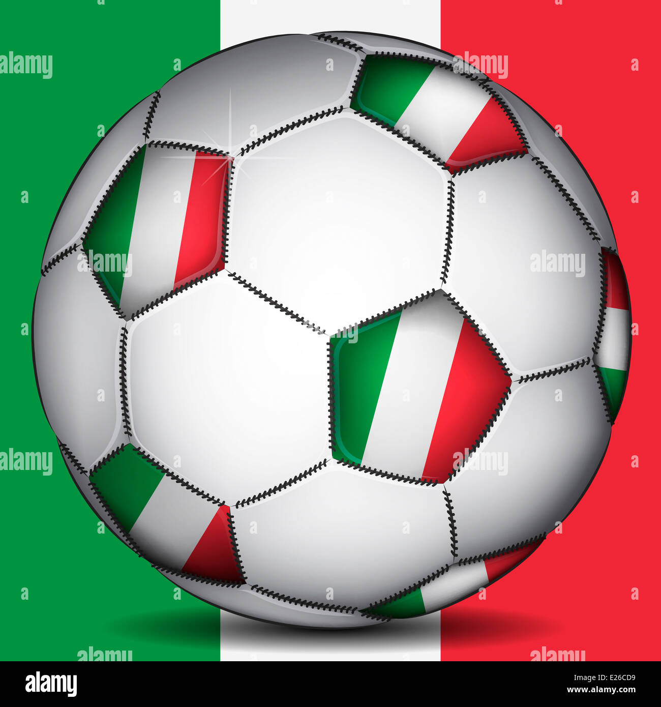 Italy soccer ball Stock Photo Alamy