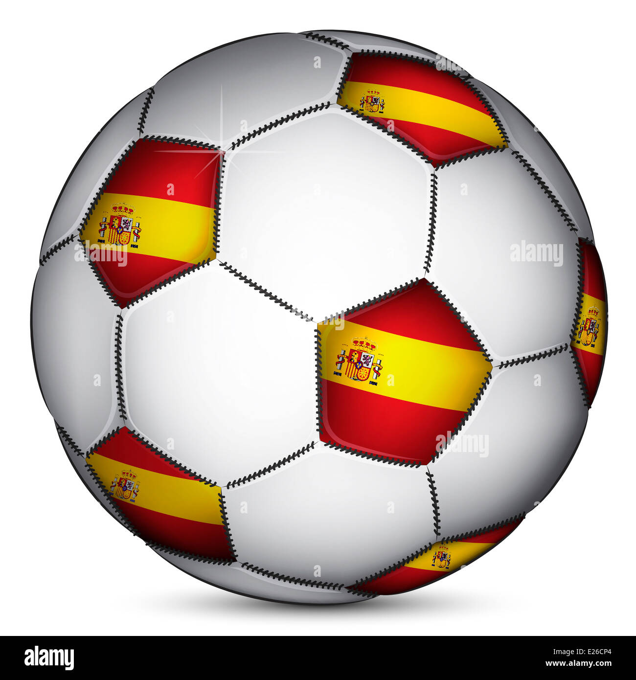 Spanish soccer ball Stock Photo Alamy