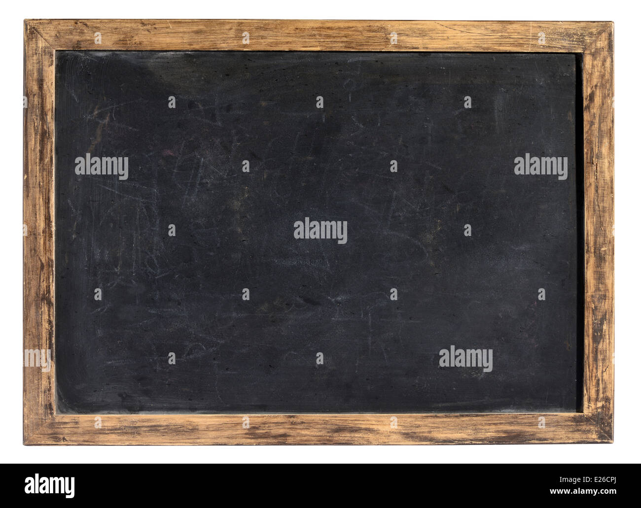 Vintage blackboard or school slate Stock Photo