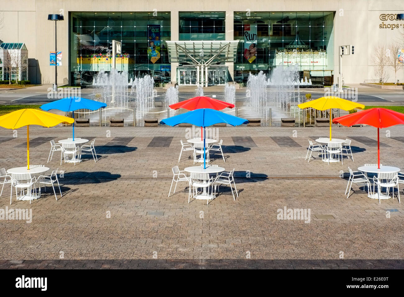 Architectural Photograph of the crown center shopping center and