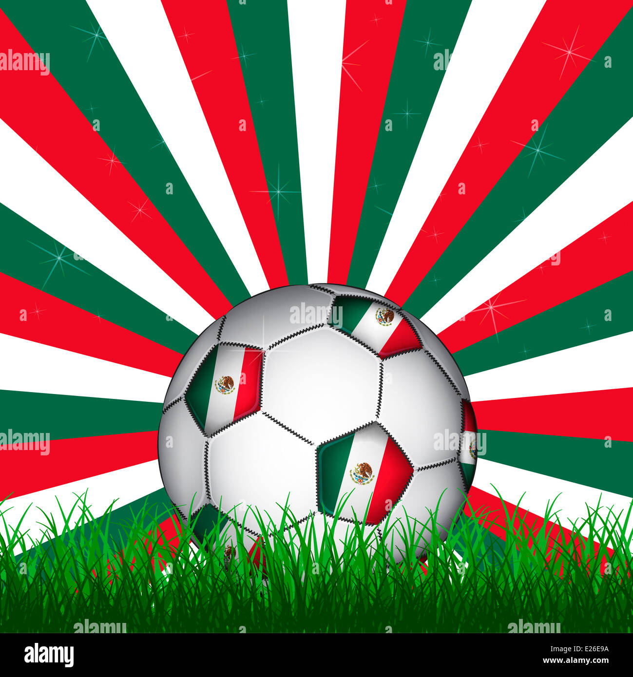 Mexico soccer ball Stock Photo Alamy