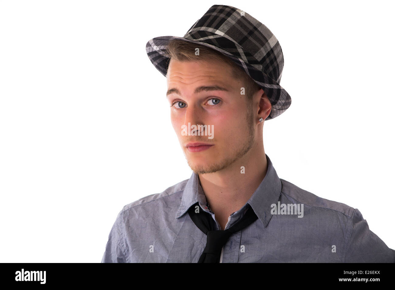 Man wearing fedora hat hi-res stock photography and images - Alamy