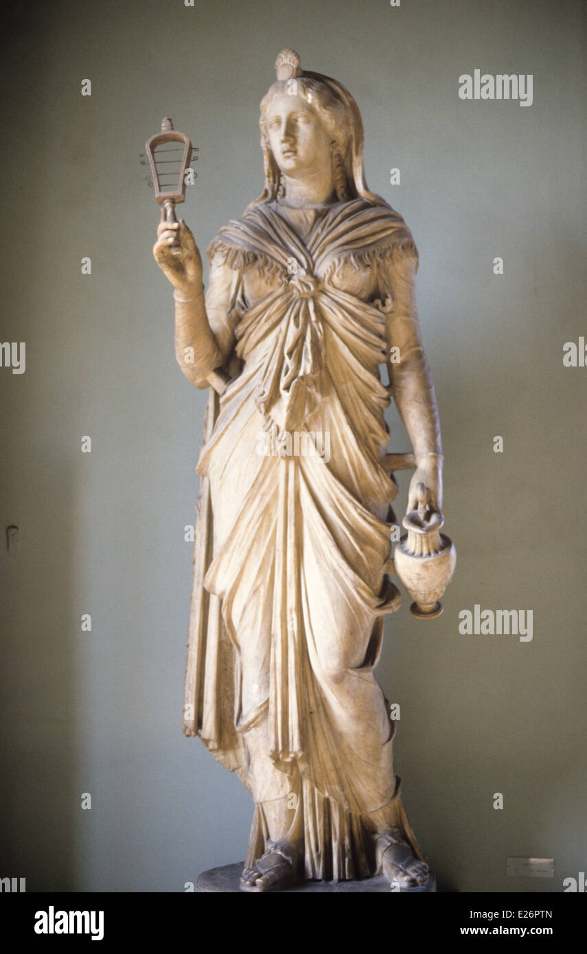 Roman history,Isis,Roman artwork of age 'Hadrian,Capitoline Museums,Rome Stock Photo