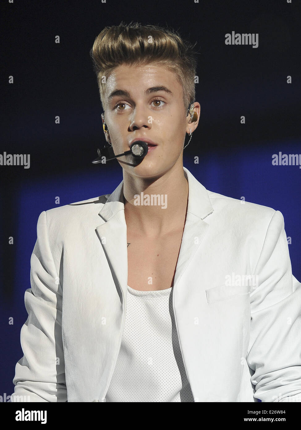 Justin Bieber in concert with support from Carly Rae Jepsen at Palais ...