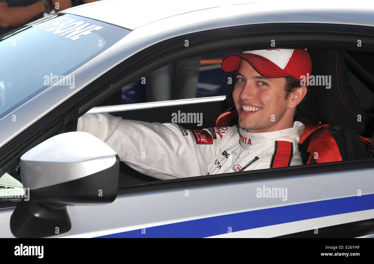 Rathbone Racing Celebrities participate in the ProCelebrity race at the Grand Prix of ...