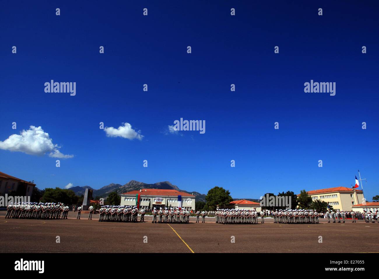 Camp Raffalli, home of the 2e REP, an airborne regiment of the French ...