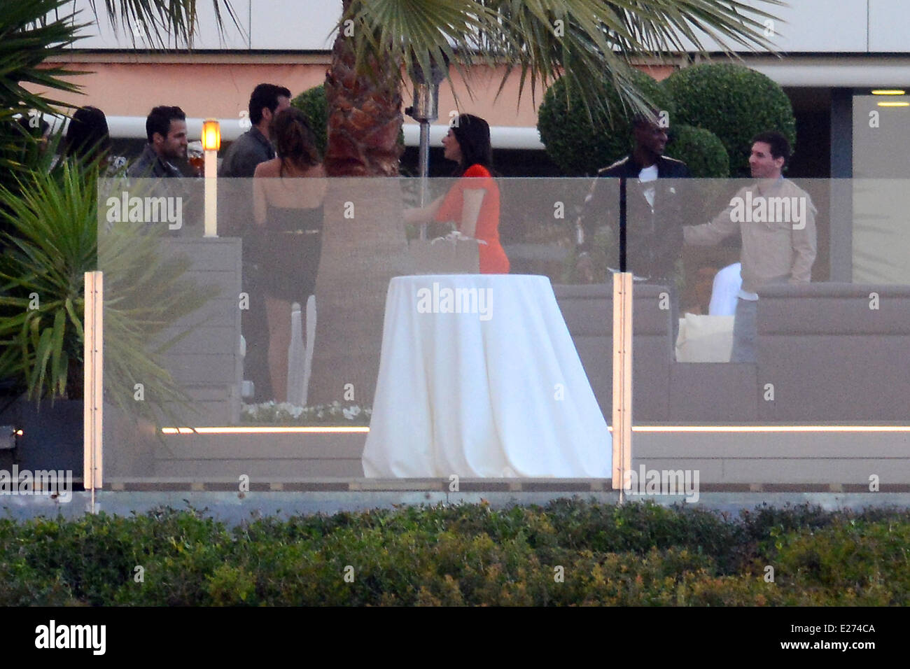 Barcelona football player Cesc Fabregas&rsquo; Birthday Party Featuring: Cesc