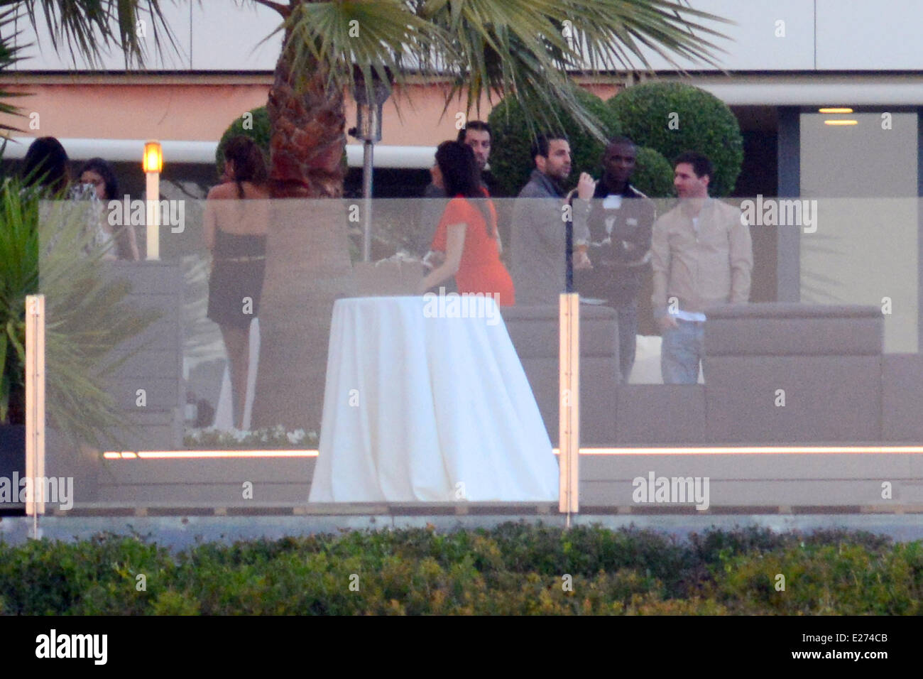 Barcelona football player Cesc Fabregas&rsquo; Birthday Party Featuring: Cesc