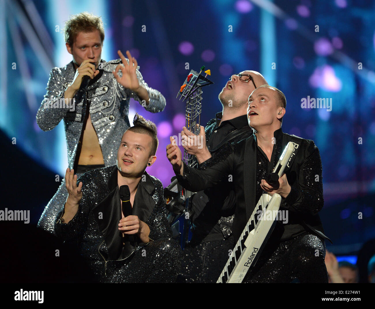 Evta Riga Singer The second dress rehearsal for the Eurovision Song Contest 2013 Latvia ...