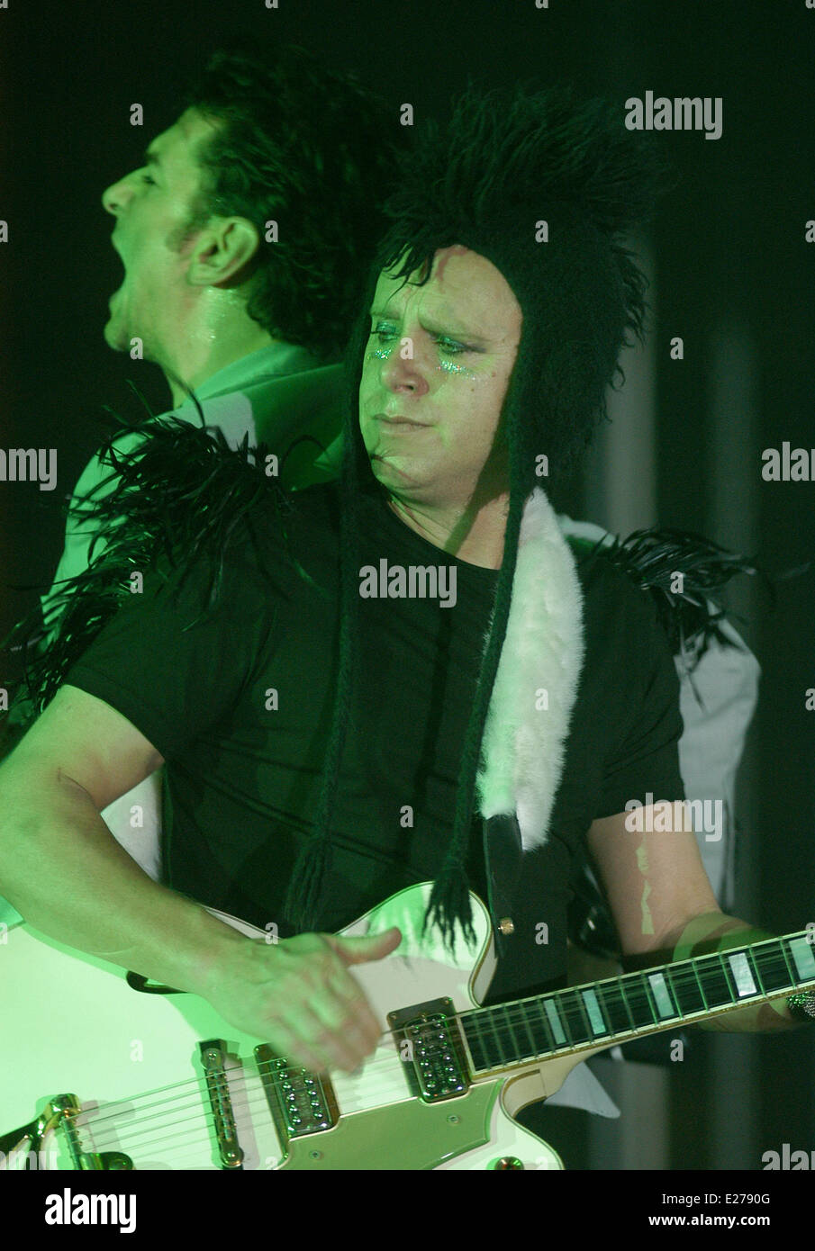 English electronic music band Depeche Mode performing at Dom sportova