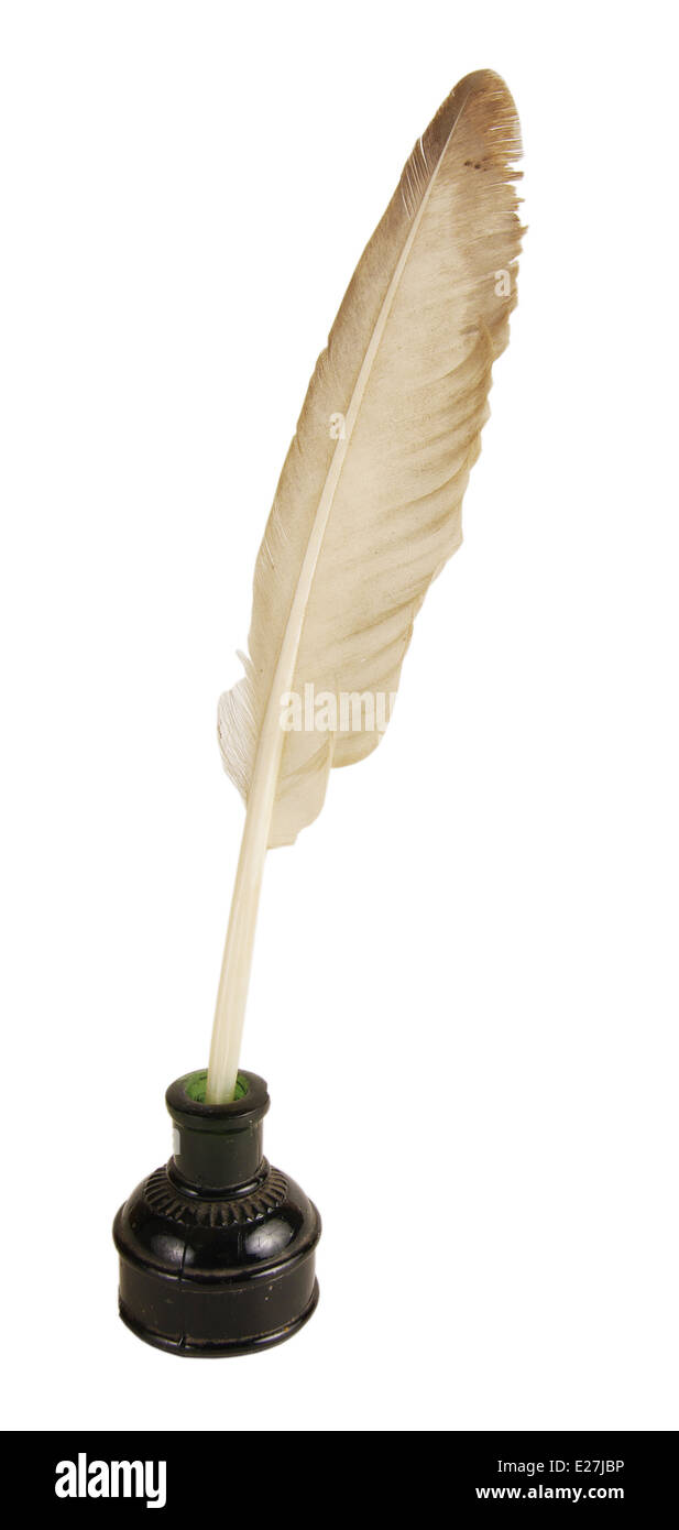 The ancient ink device. It was used the last centuries Stock Photo Alamy