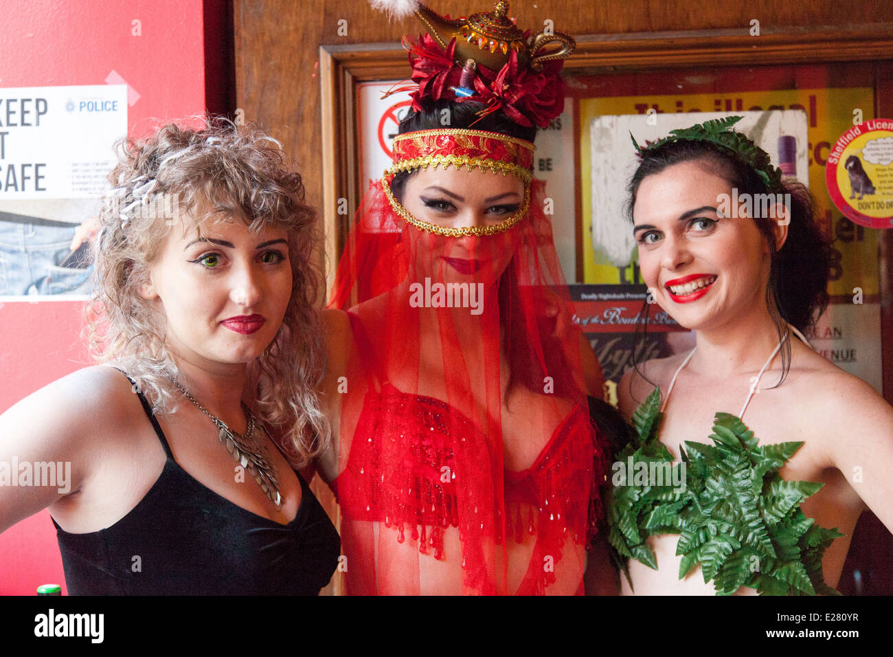 Performers At The Myths And Magic Burlesque Show Secrets Of