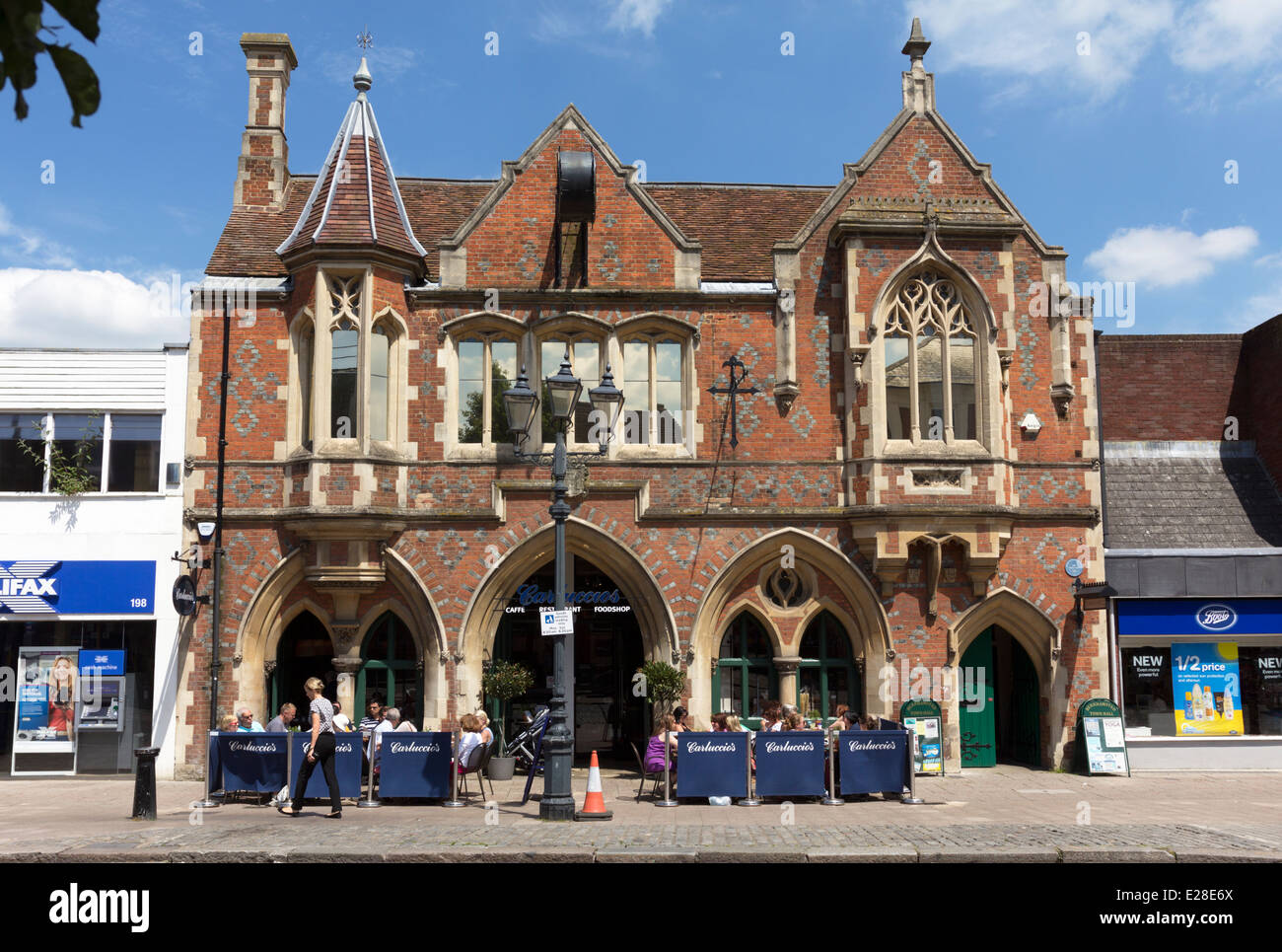 Carluccio's Restaurant - Old Town Hall - Berkhamsted - Hertfordshire Stock Photo