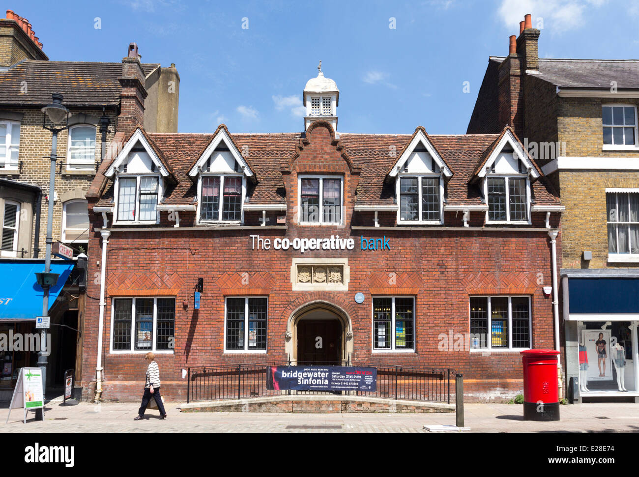 The Co-operative Bank - Berkhamsted High Street - Hertfordshire Stock Photo