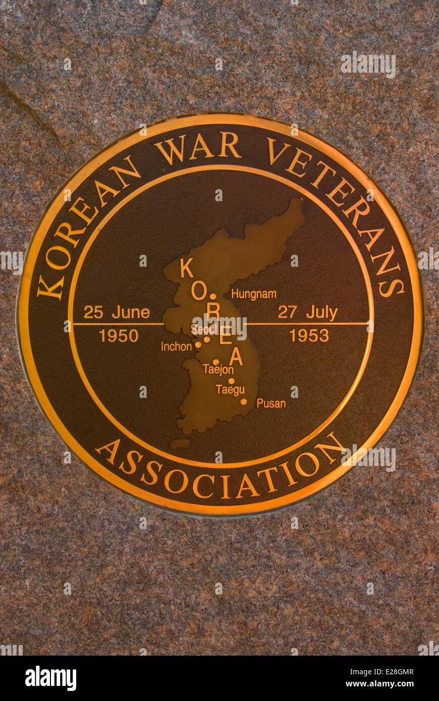 Korean war map hi-res stock photography and images - Alamy