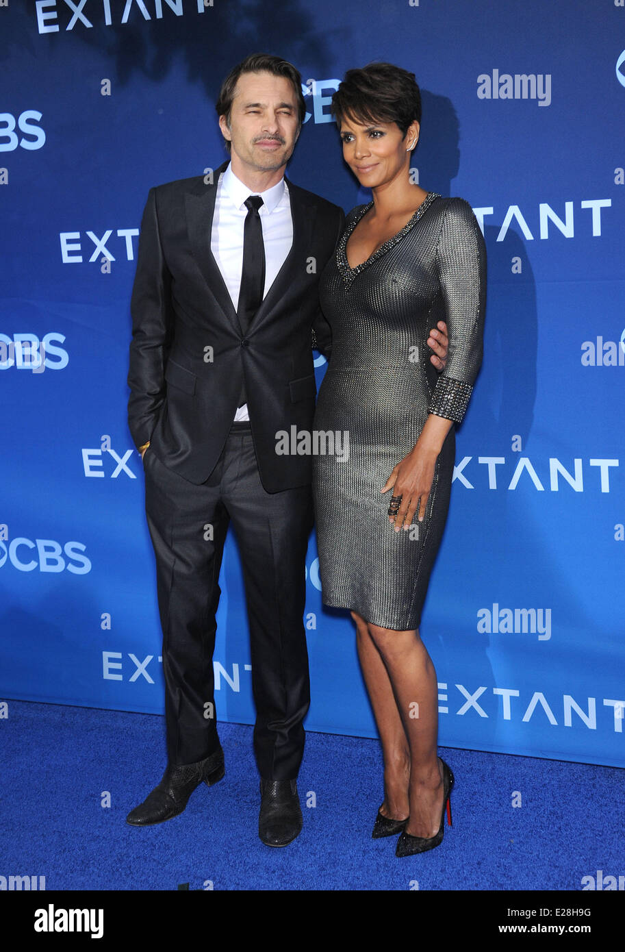Los Angeles, California, USA. 16th June, 2014. Olivier Martinez & Halle