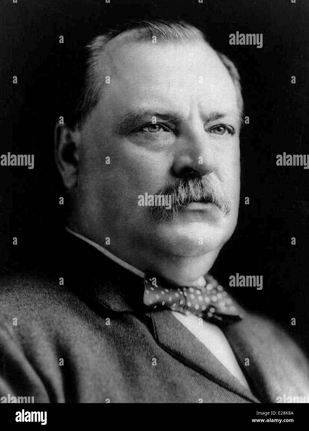 Stephen Grover Cleveland, 22nd and 24th President of the United States of America Stock Photo