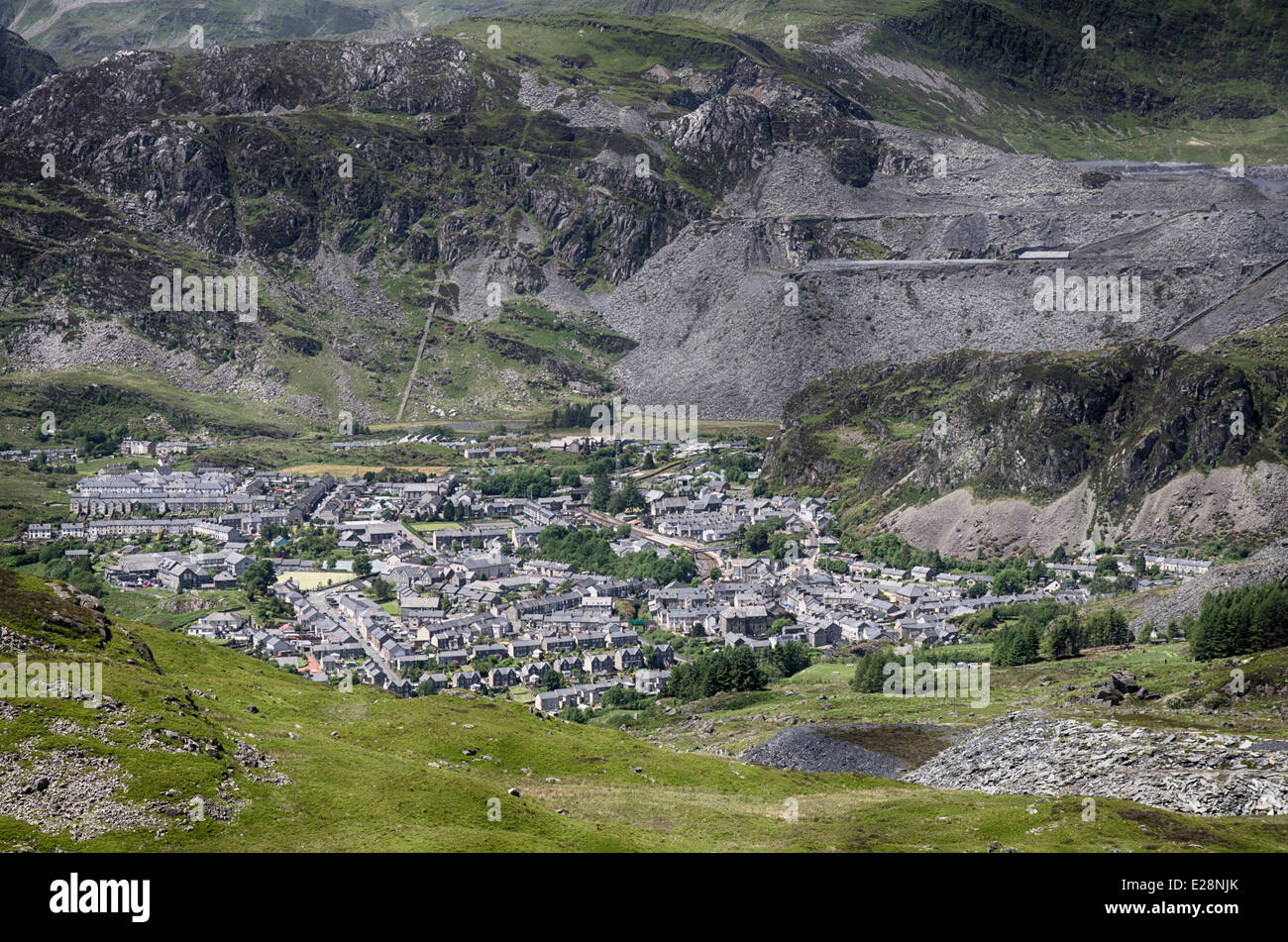 The town of Blaenau Ffestiniog, Gwynedd Stock Photo Alamy