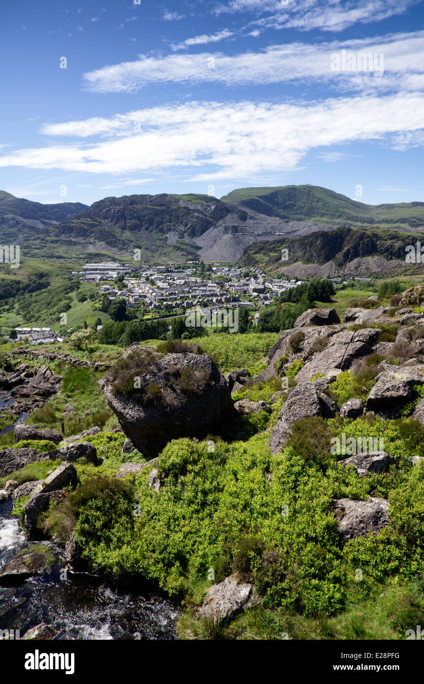 The town of Blaenau Ffestiniog, Gwynedd Stock Photo Alamy