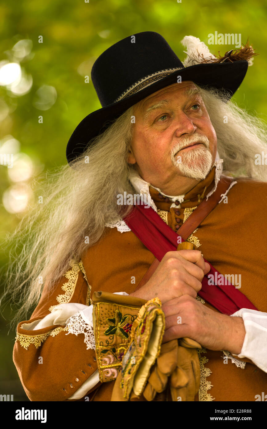 English Civil War - Re-enactment Stock Photo