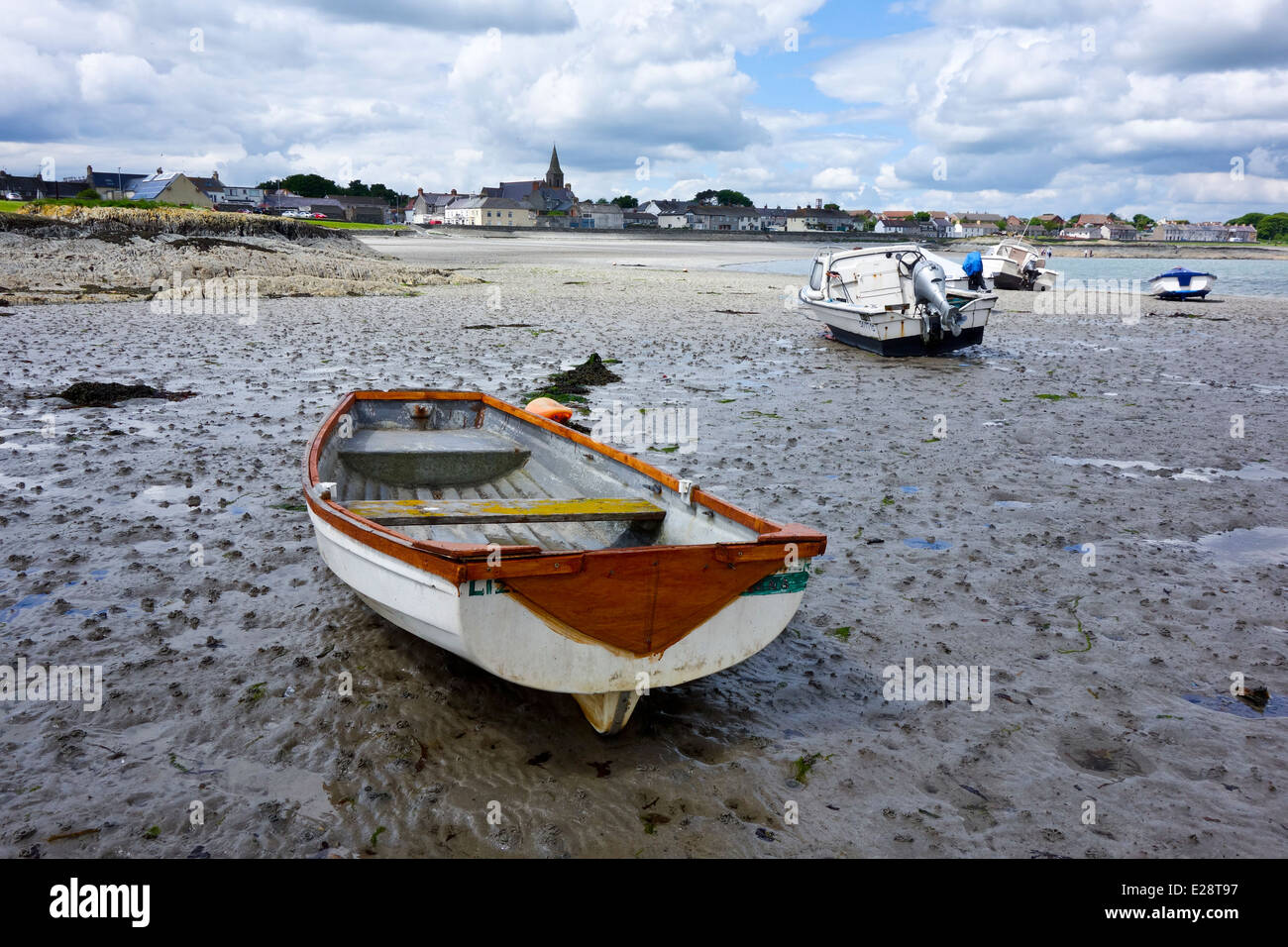 Ballywalter harbour  Ards Peninsula County Down, Northern Ireland Stock Photo