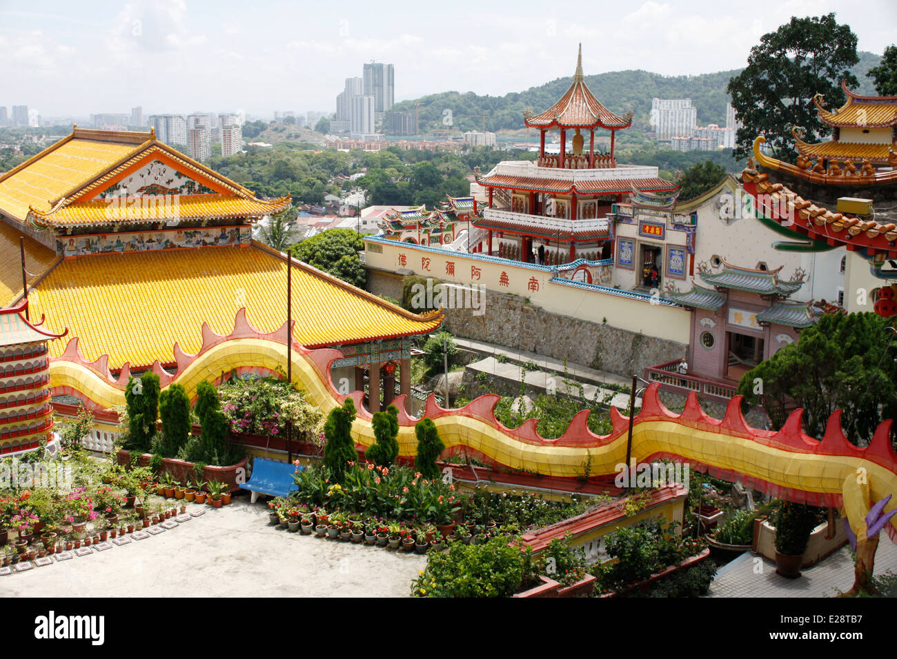 Kek Lo Si Temple Buddhist Temple Air Itam Penang Malaysia Stock Photo Alamy