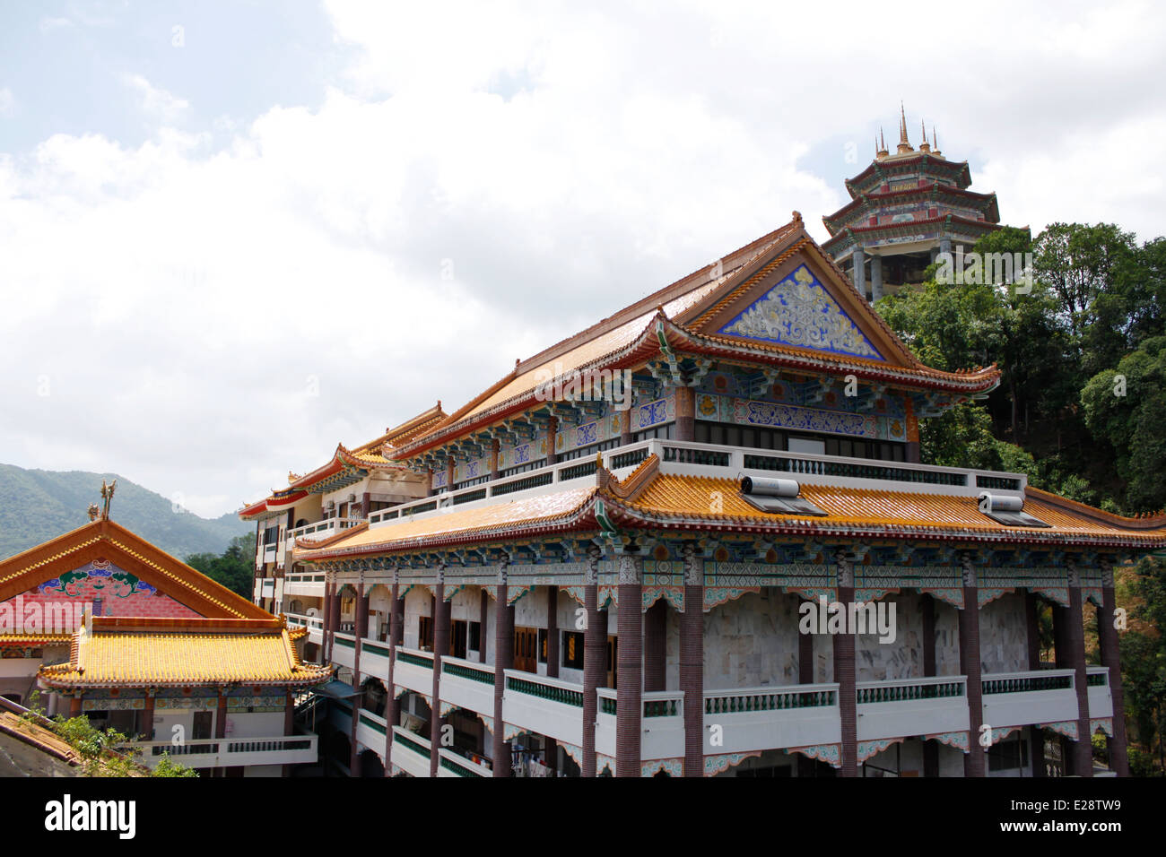 Kek Lo Si temple, Buddhist temple, Air Itam, Penang, Malaysia. Stock Photo