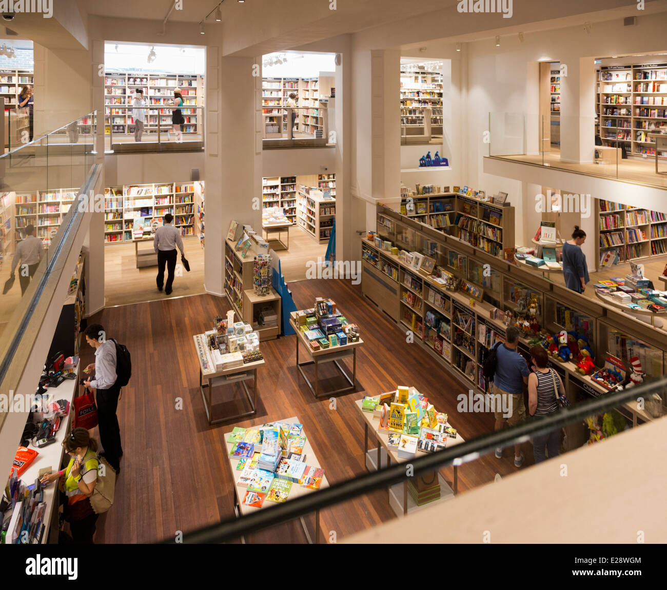Interior View Of The New Foyles Flagship Bookshop In Charing