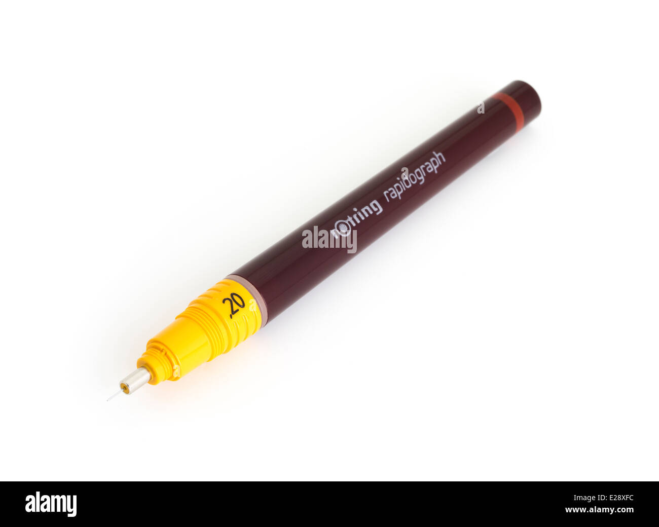 Rotoring Rapidograph technical writing and drawing pen / stylograph. Stock Photo
