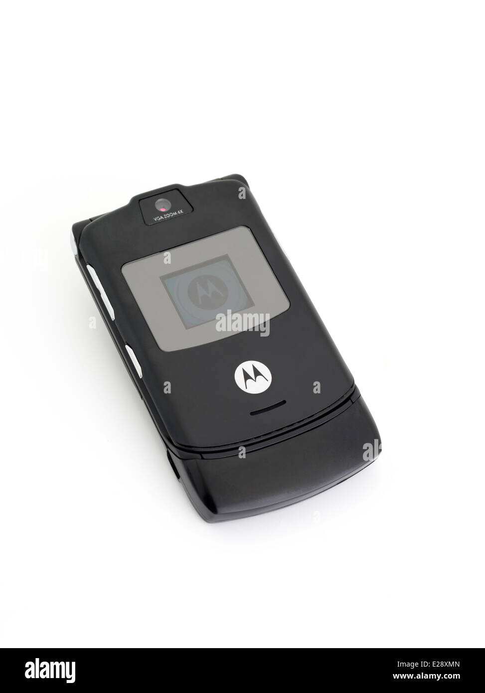 Motorola Razr V3 mobile cellular phone released 2004 Stock Photo