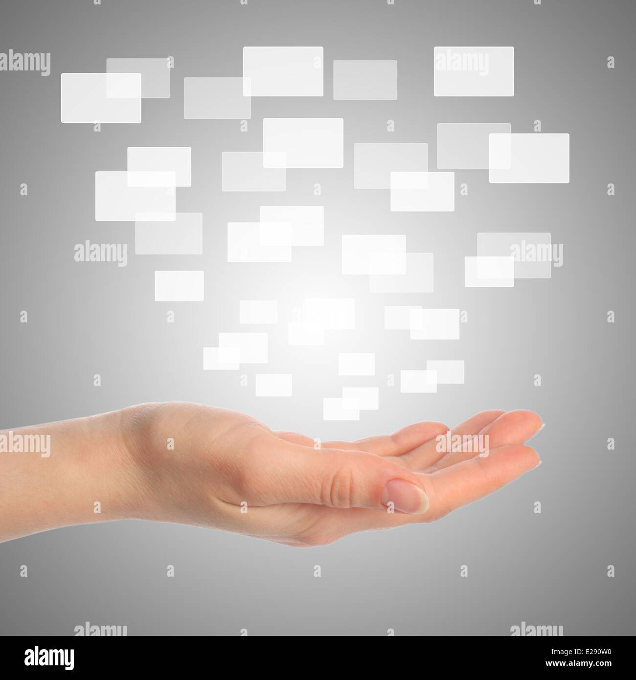 Close up hand press grey hi-res stock photography and images - Alamy