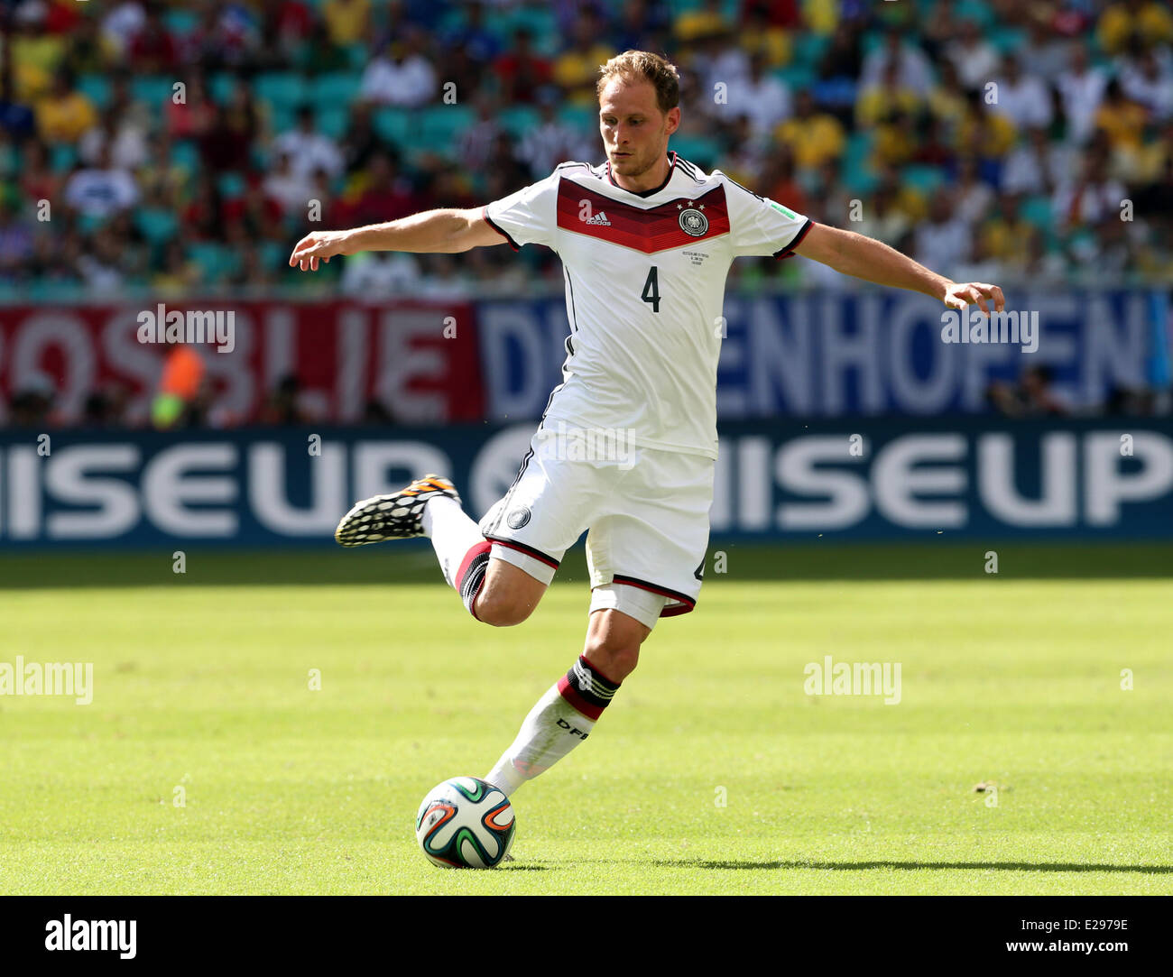 Savador, Brazil. 16th June, 2014. World Cup finals 2014. Germany versus Portugal. Benedikt Howedes Credit:  Action Plus Sports/Alamy Live News Stock Photo
