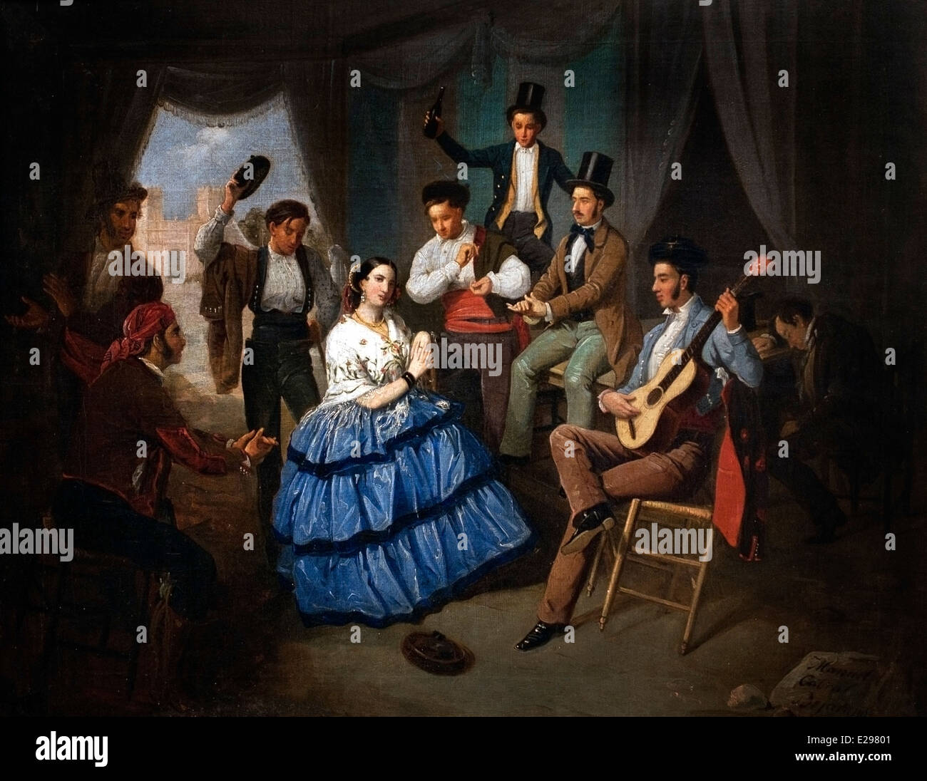 Spanish dancer illustration hi-res stock photography and images - Alamy