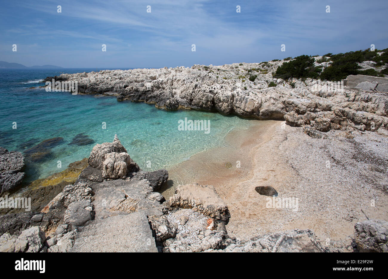 Alaties Beach Kefalonia Picturesque View Of Alaties Beach