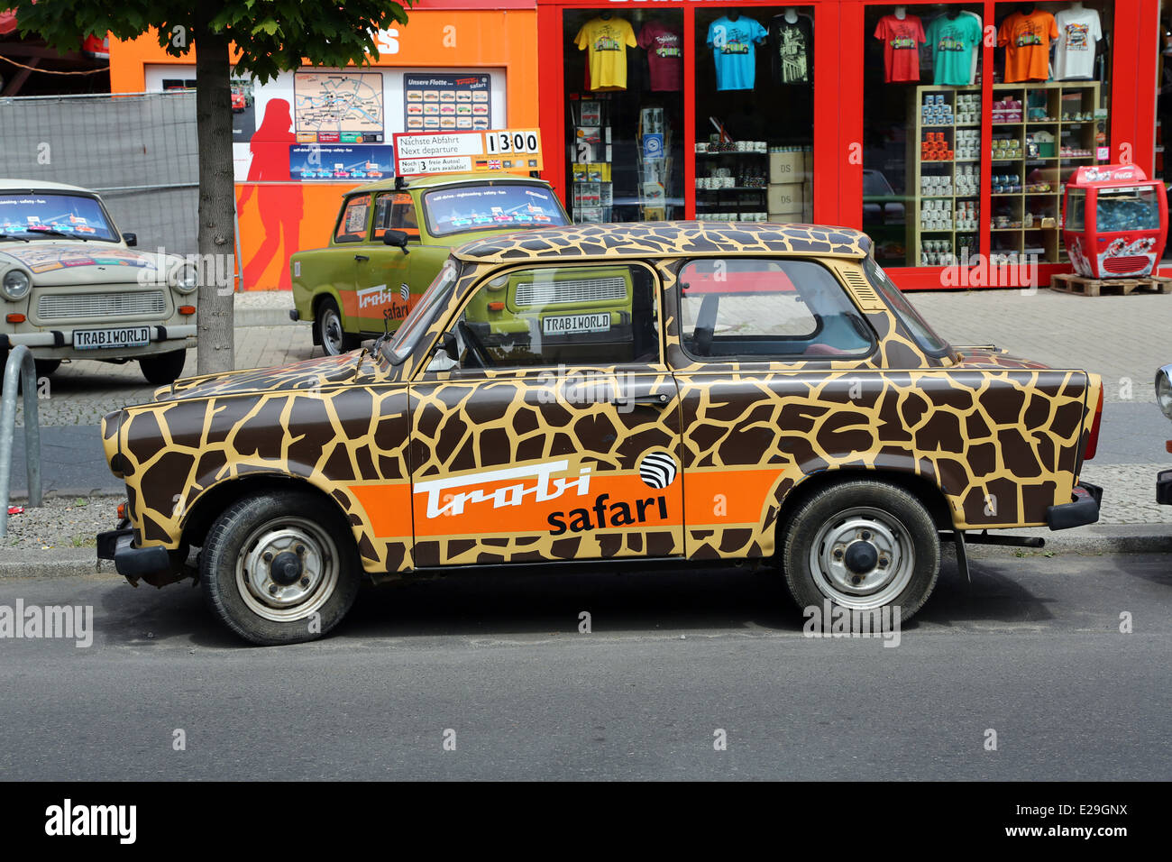 Trabi World Trabant car museum and safari in Berlin, Germany  Stock Photo